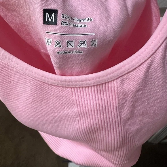 Pink Ribbed Bodysuit - Picture 3 of 3